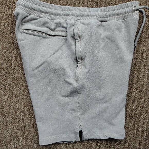 BOLONGARO TREVOR Sport Cloth Shorts Men's Medium Gray Drawstring Cotton Blend - Picture 2 of 11